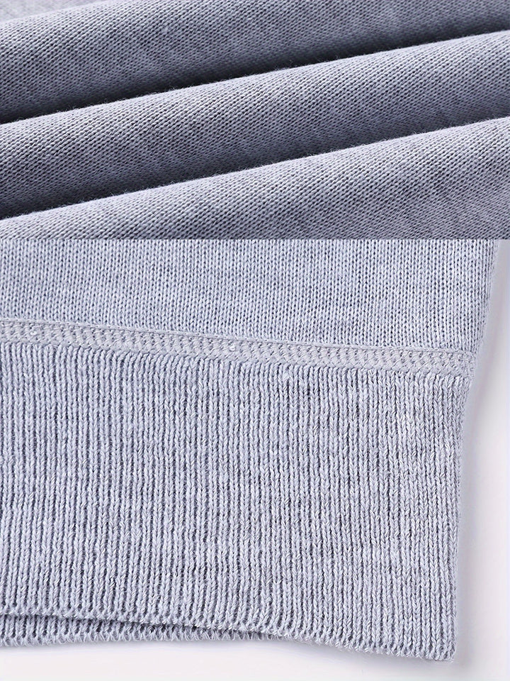 Men's Fleece-Lined Turtleneck Jumper