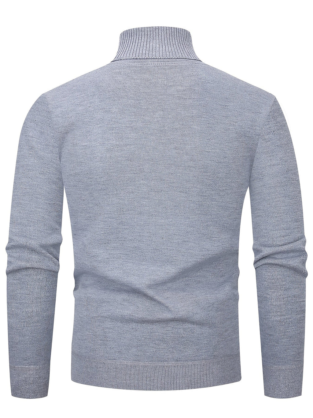 Men's Fleece-Lined Turtleneck Jumper