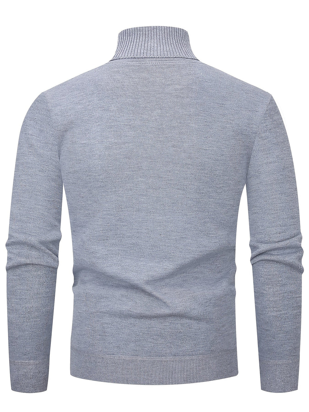 Men's Fleece-Lined Turtleneck Jumper