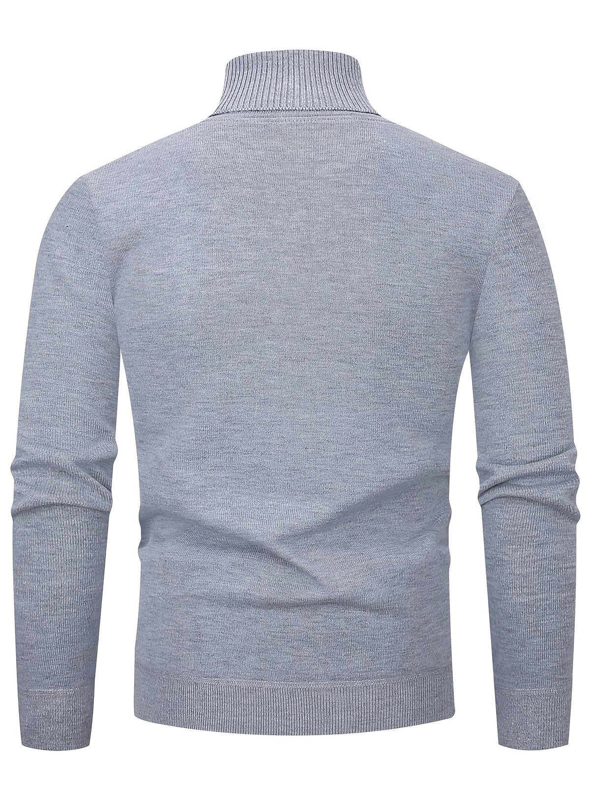 Men's Fleece-Lined Turtleneck Jumper