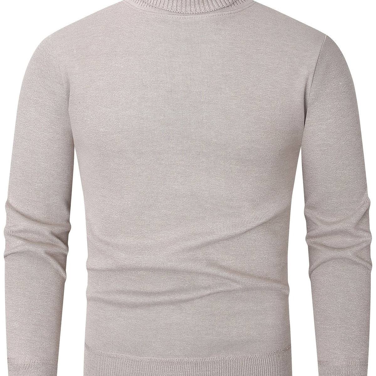 Men's Fleece-Lined Turtleneck Jumper