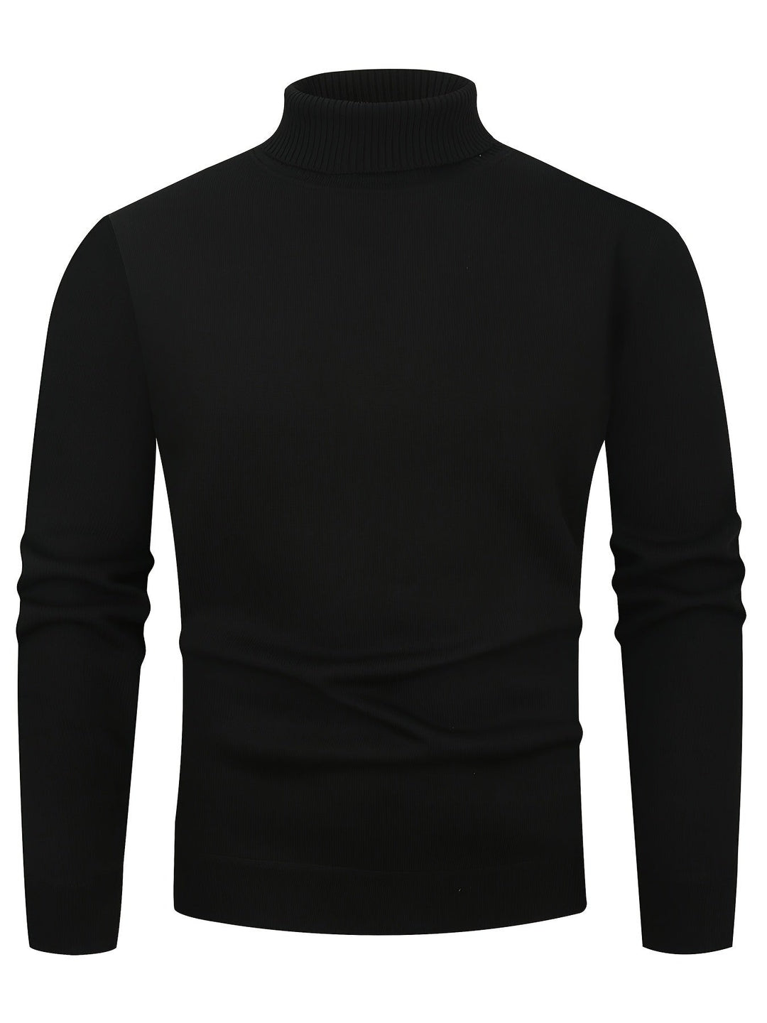 Men's Fleece-Lined Turtleneck Jumper