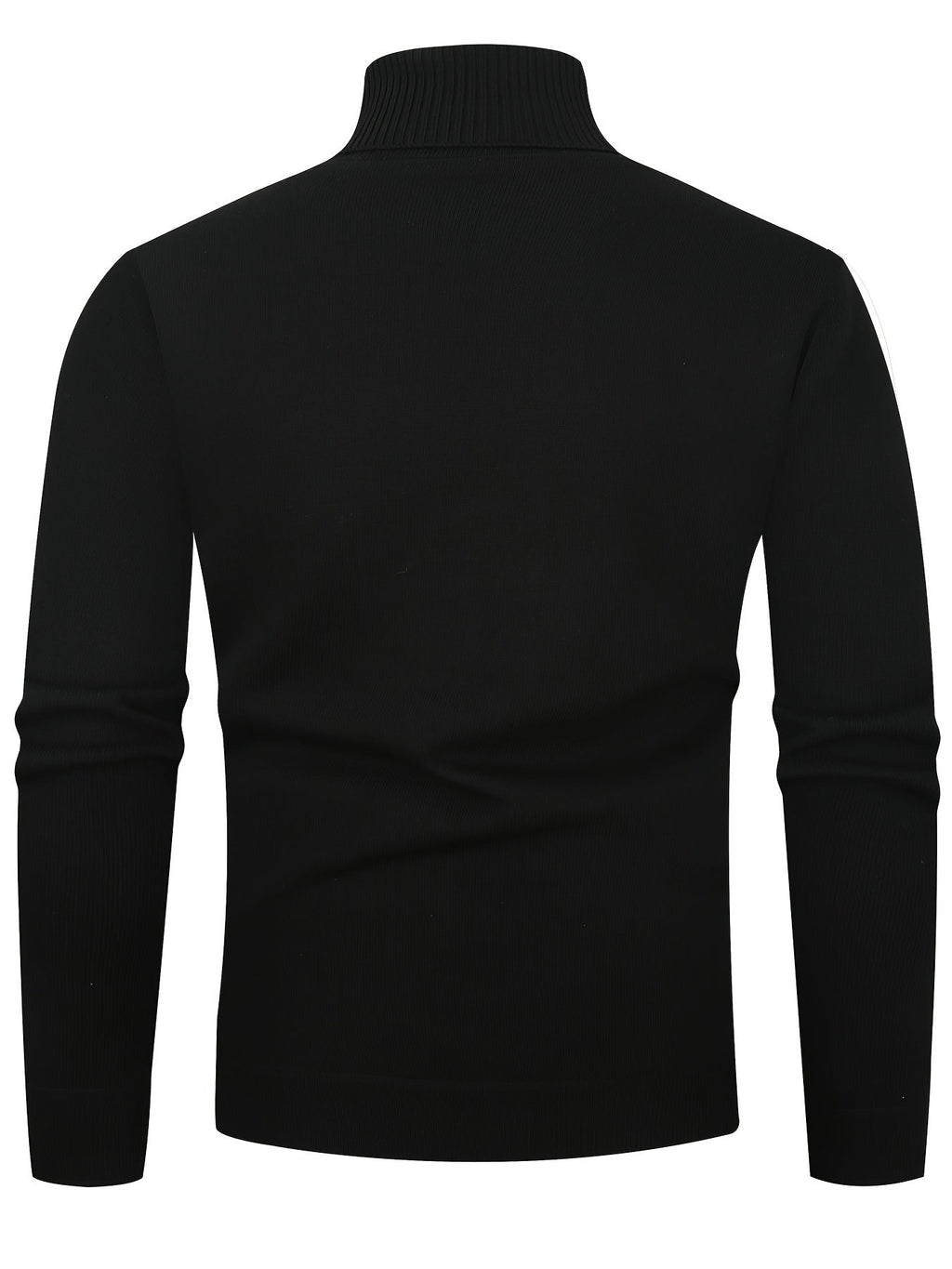 Men's Fleece-Lined Turtleneck Jumper