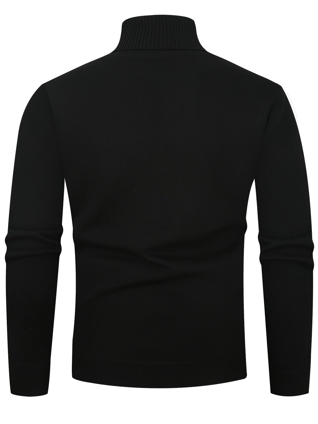 Men's Fleece-Lined Turtleneck Jumper