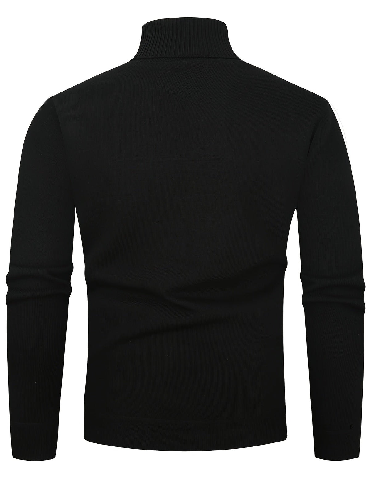 Men's Fleece-Lined Turtleneck Jumper