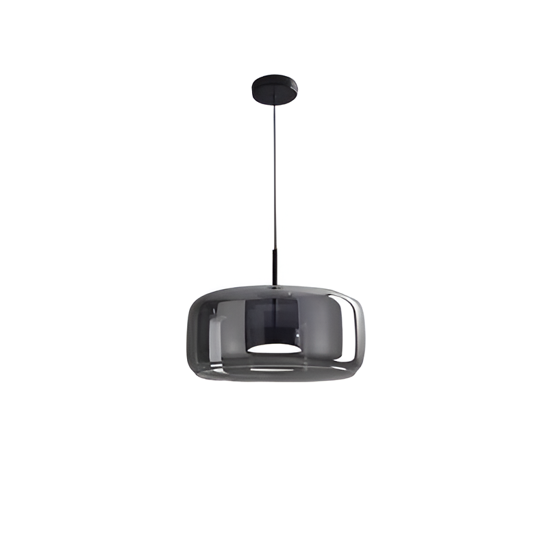 Glass Pendant Lights with LED and Adjustable Cord for Kitchen Island Dining Room and Living - Image 1