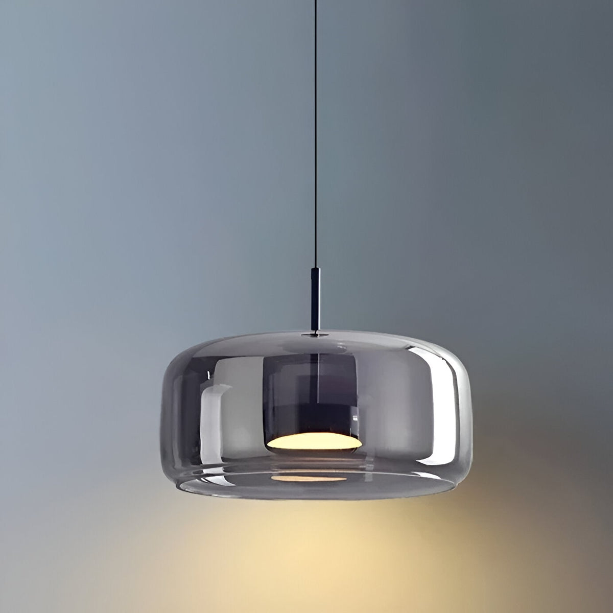 Glass Pendant Lights with LED and Adjustable Cord for Kitchen Island Dining Room and Living - Image 14