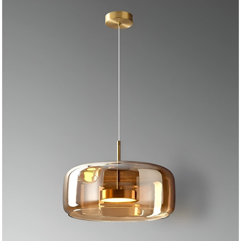 Glass Pendant Lights with LED and Adjustable Cord for Kitchen Island Dining Room and Living - Image 2