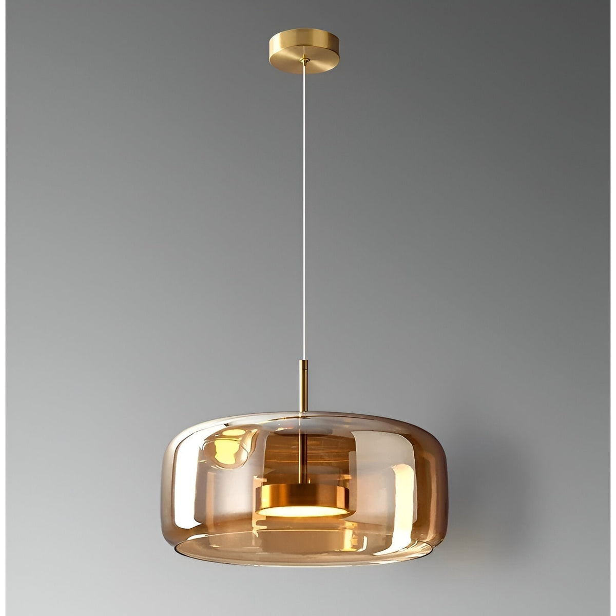 Glass Pendant Lights with LED and Adjustable Cord for Kitchen Island Dining Room and Living - Image 2