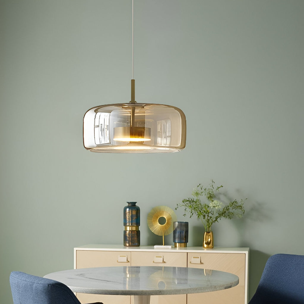 Glass Pendant Lights with LED and Adjustable Cord for Kitchen Island Dining Room and Living - Image 20