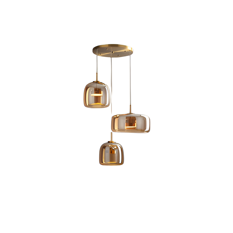 Glass Pendant Lights with LED and Adjustable Cord for Kitchen Island Dining Room and Living - Image 31