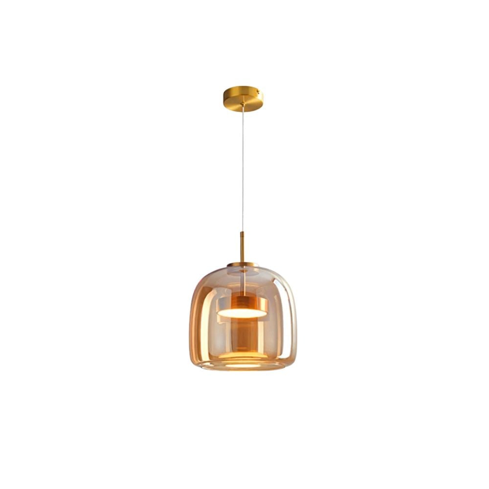 Glass Pendant Lights with LED and Adjustable Cord for Kitchen Island Dining Room and Living - Image 34