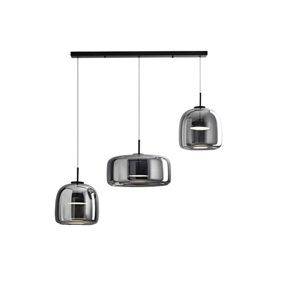 Glass Pendant Lights with LED and Adjustable Cord for Kitchen Island Dining Room and Living - Image 45