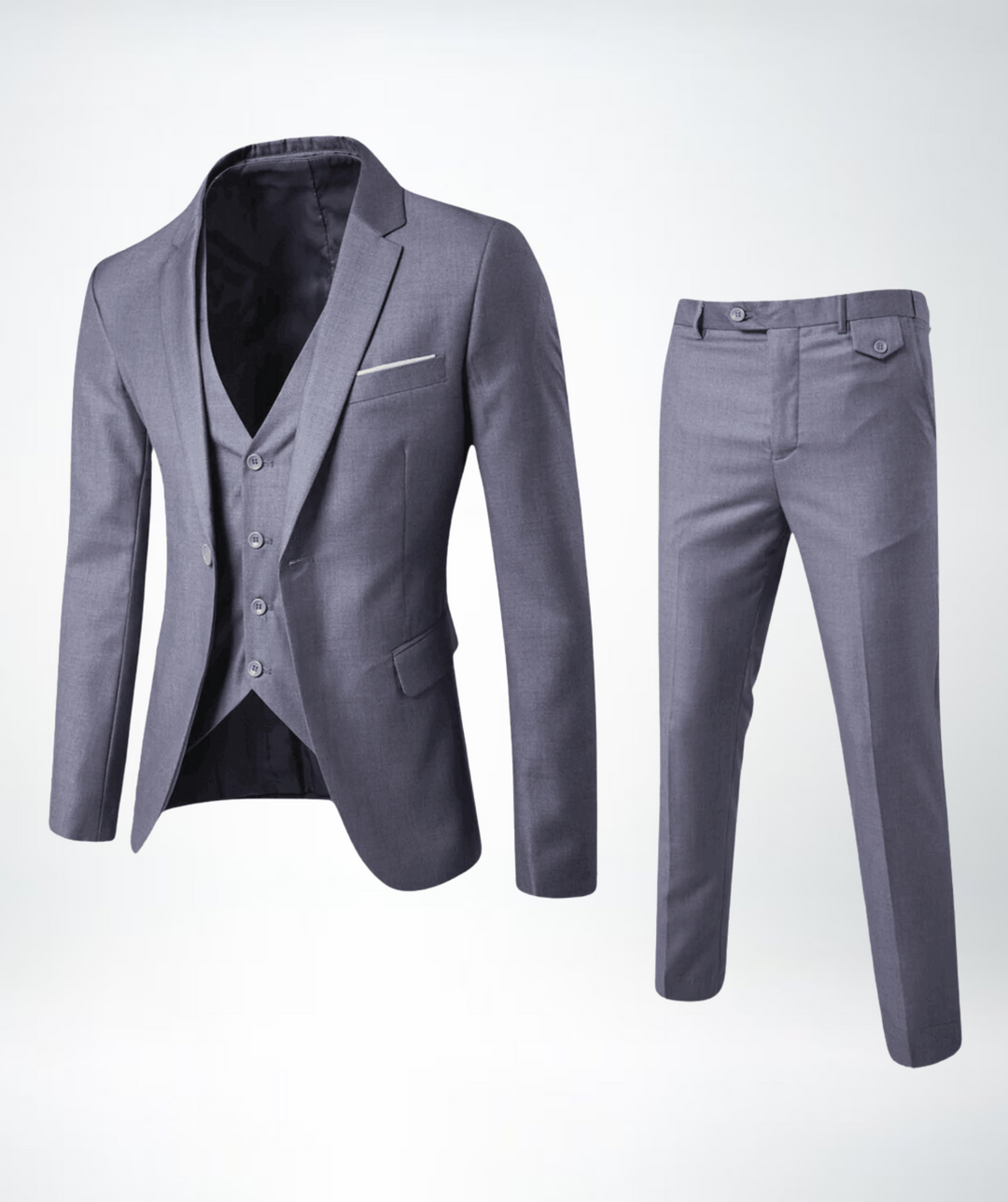 Krzysztof | Men's Three-Piece Suit with Vest