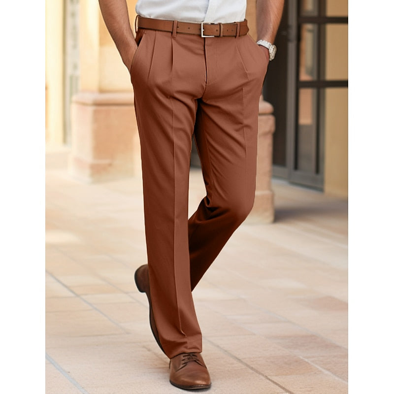 Men's Straight-Leg Trousers