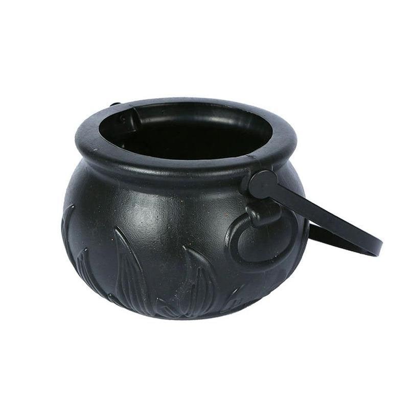 Halloween Fog Machine with Black Cauldron Mist Maker and Color-Changing LED Lights - Image 11