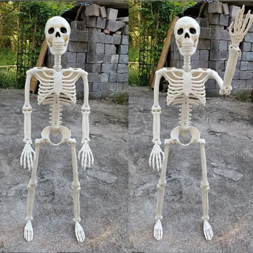 Halloween Skeleton Decoration with Poseable Joints for Outdoor Yard and Haunted House Display - Image 3