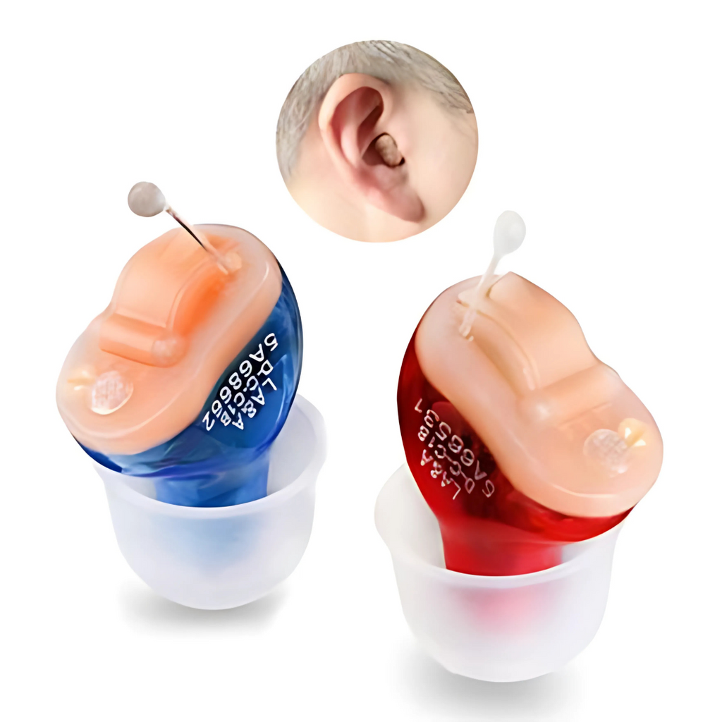 Hearing Aid with Charging Case for Sensorineural Loss Discreet In-Ear Digital Sound - Image 6