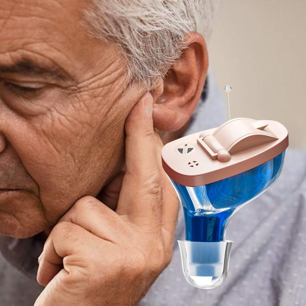 Hearing Aid with Charging Case for Sensorineural Loss Discreet In-Ear Digital Sound - Image 7
