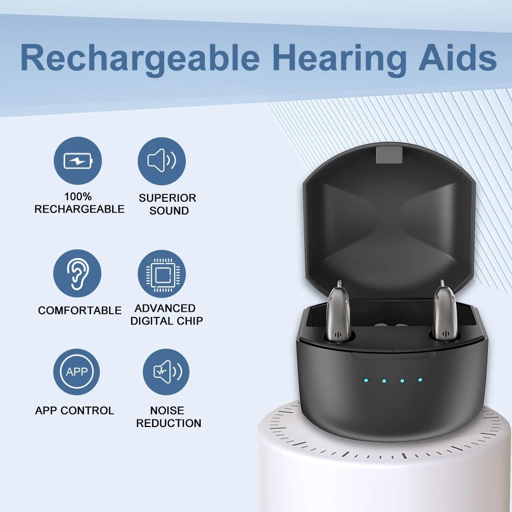 Hearing Aids with Bluetooth Noise Reduction and Rechargeable Battery - Image 9