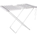 Heated Foldable Clothes Drying Rack with Folding Wings and Aluminum Heating Bars - Image 7