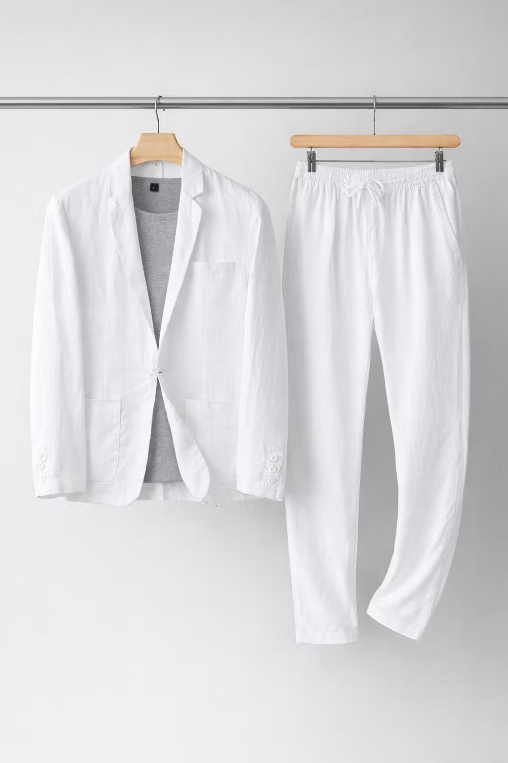 Men's Linen Suit Set