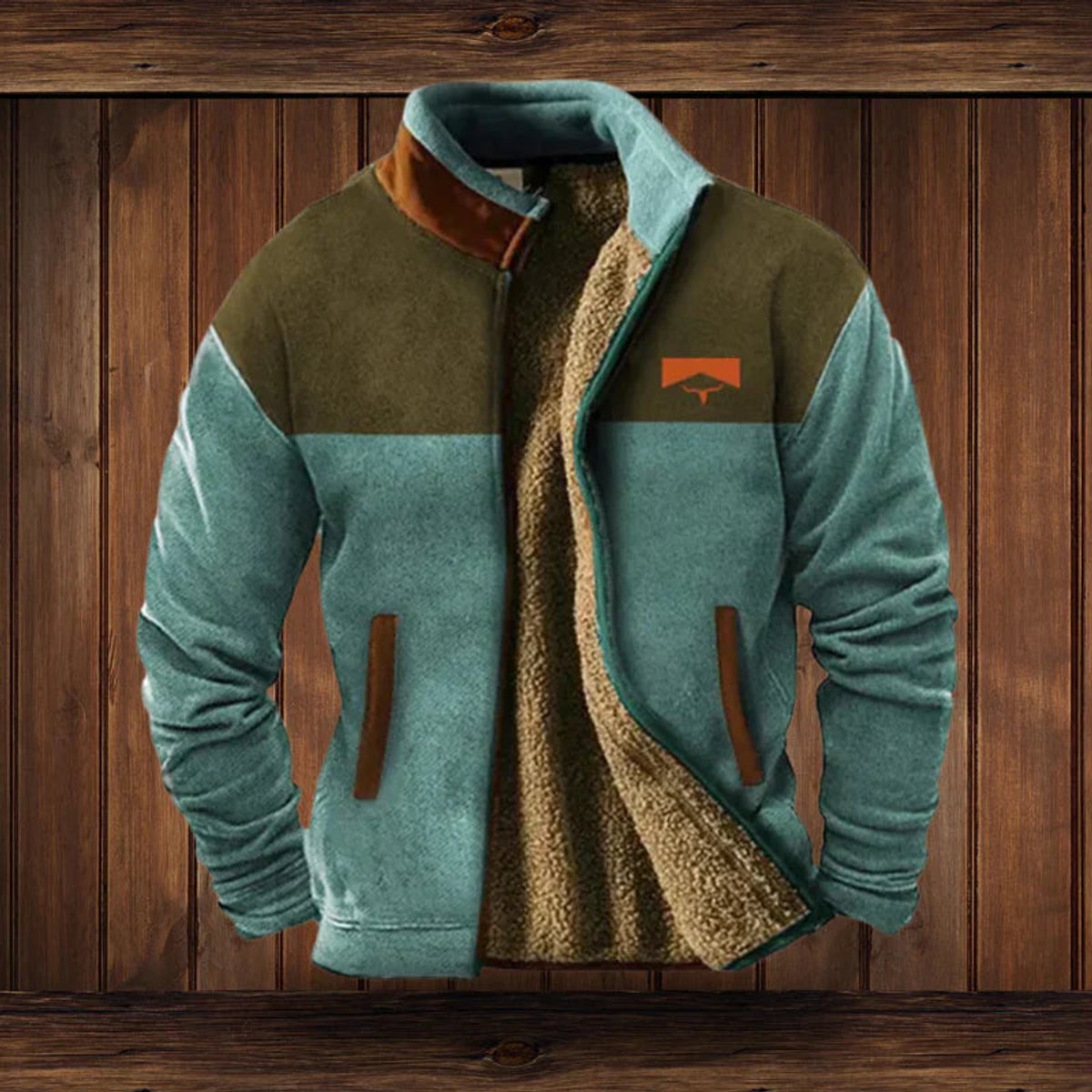 Men's Fleece Lined Western Cardigan