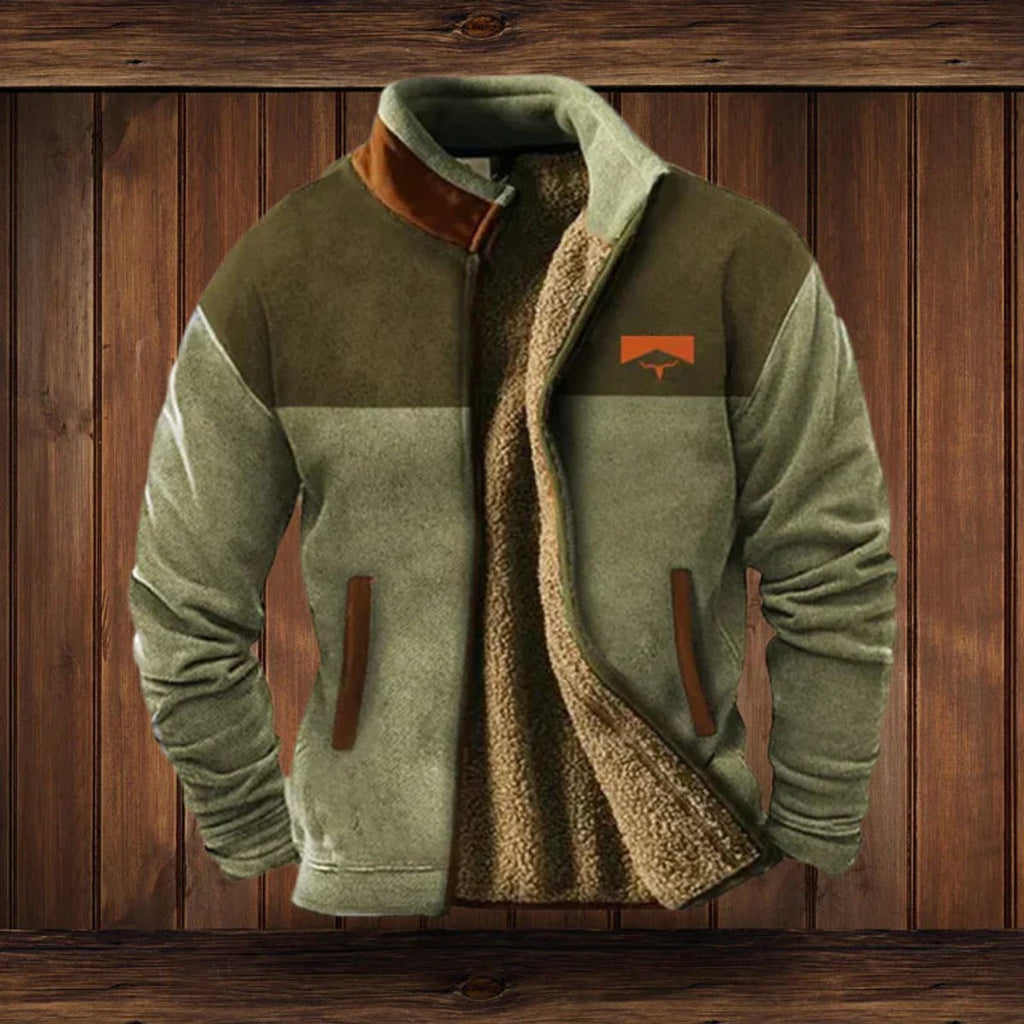 Men's Fleece Lined Western Cardigan