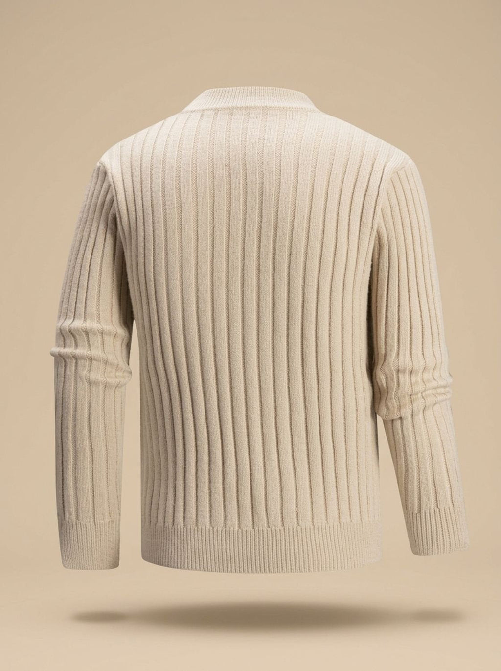 Men's Cable Knit Roll Neck Jumper