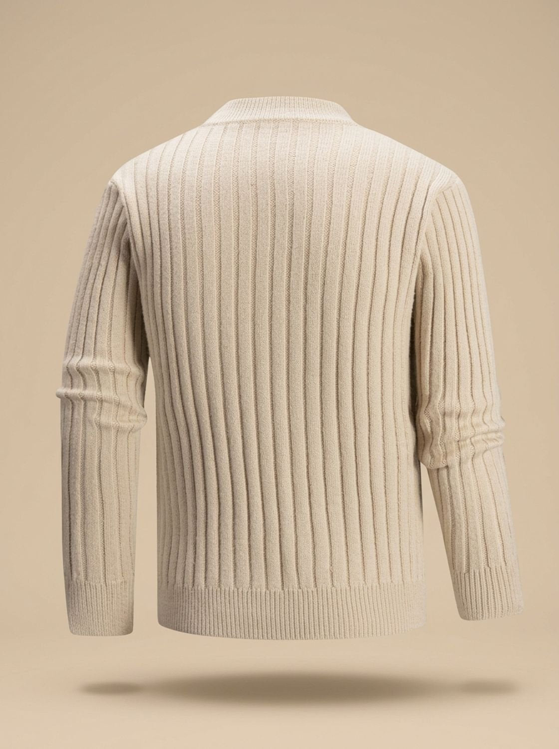 Men's Cable Knit Roll Neck Jumper