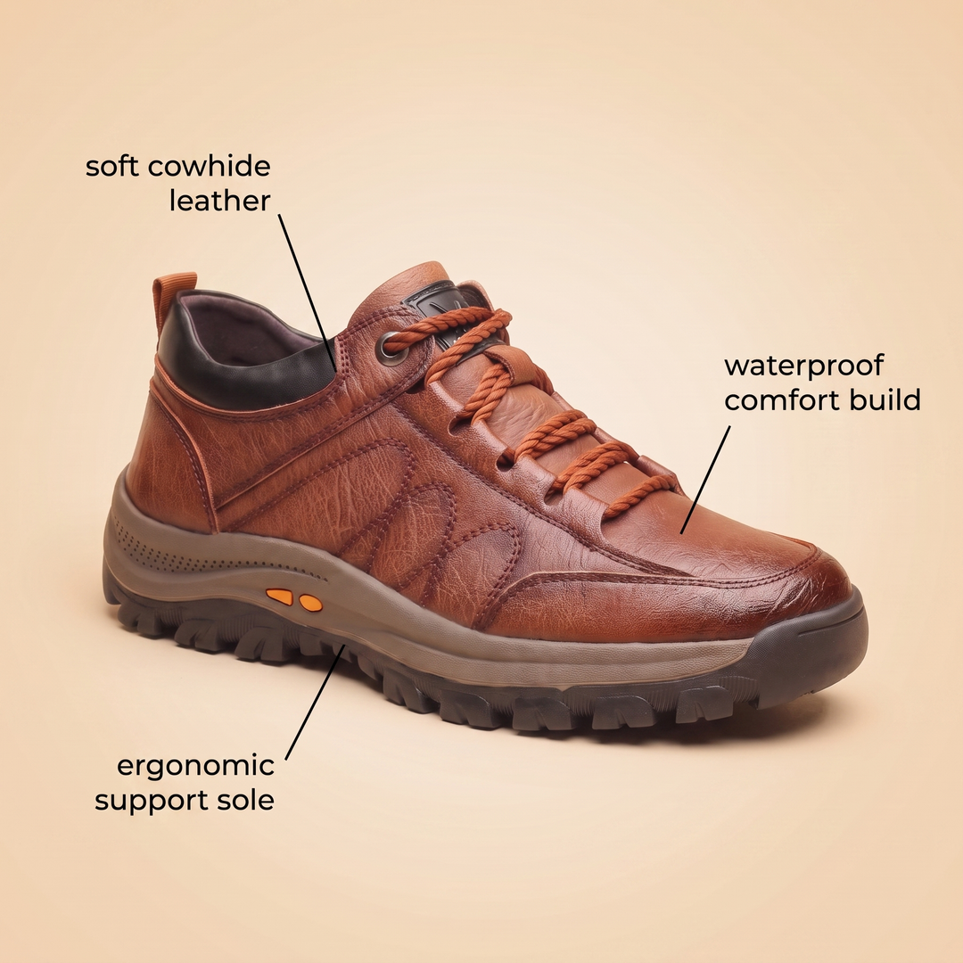 Men's Leather Walking Shoes