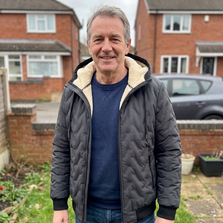 Men's Quilted Winter Jacket