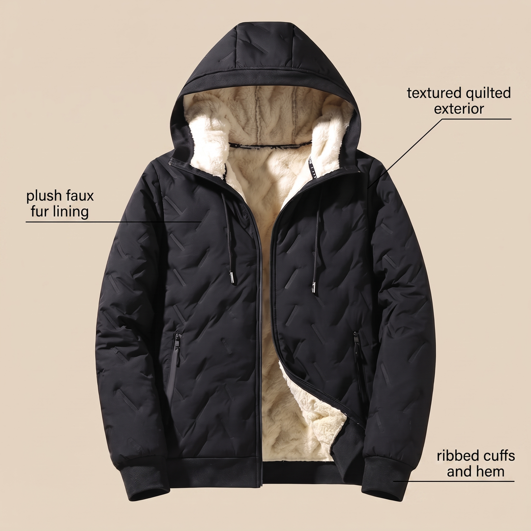 Men's Quilted Winter Jacket