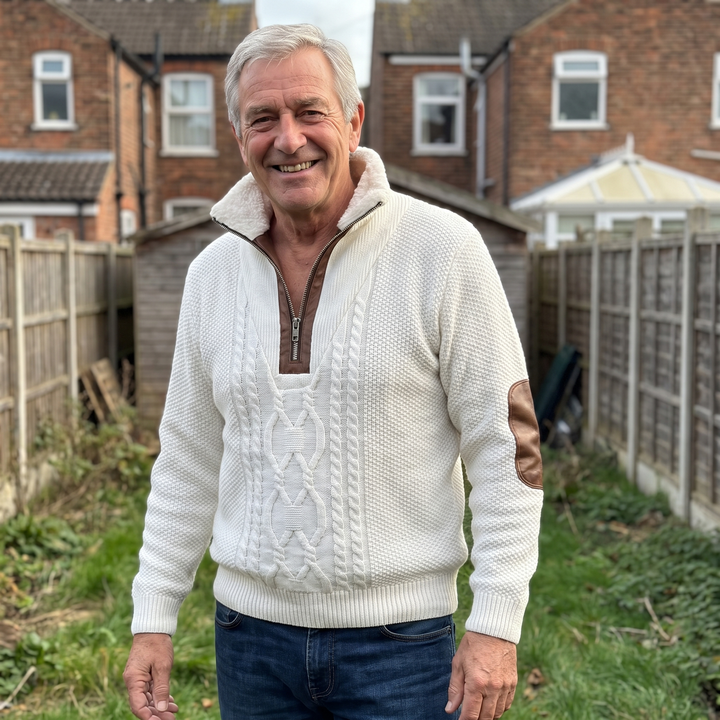 Men's High Neck Wool Jumper