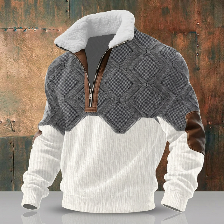 Men's High Neck Wool Jumper
