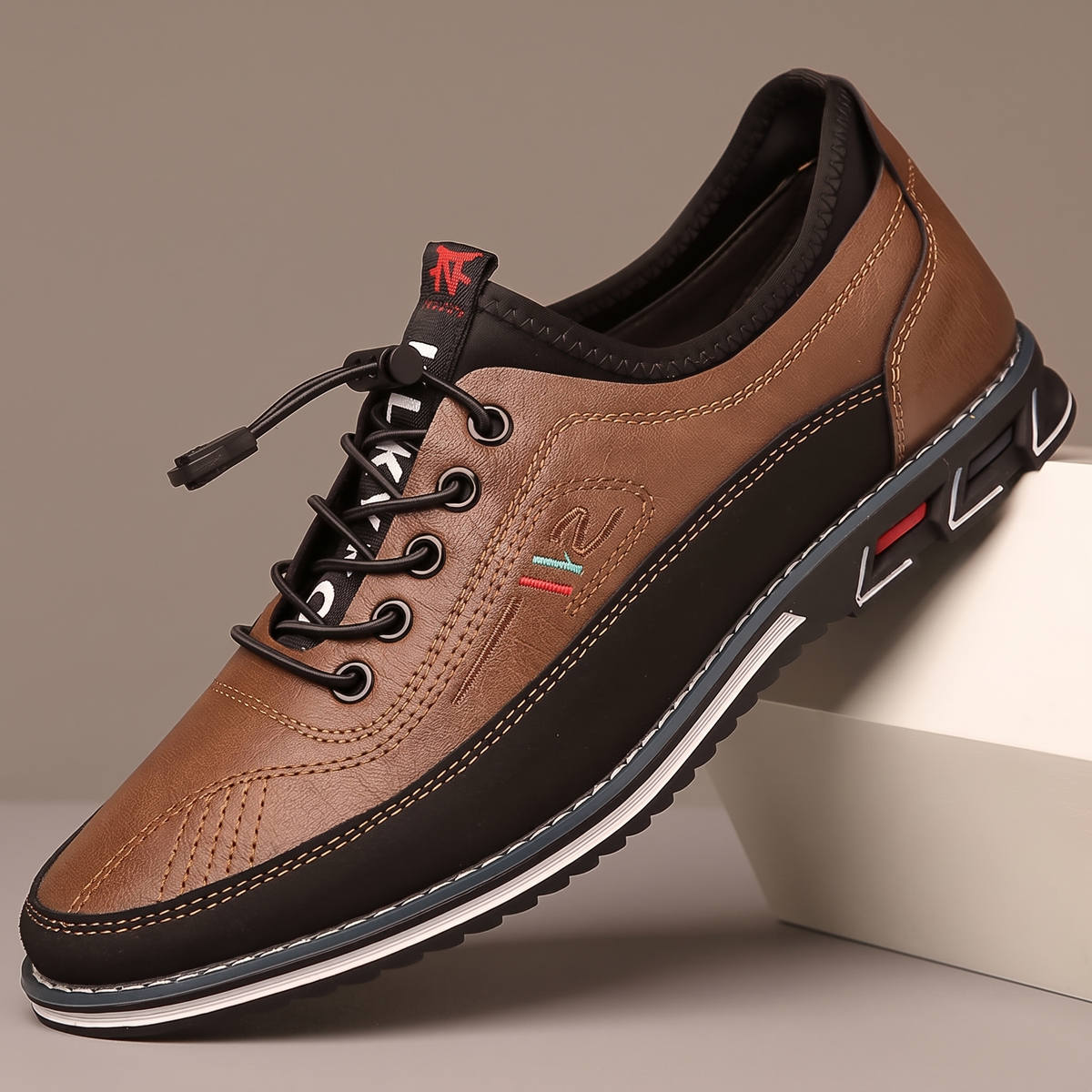 Chaussures Oxford en cuir pour homme