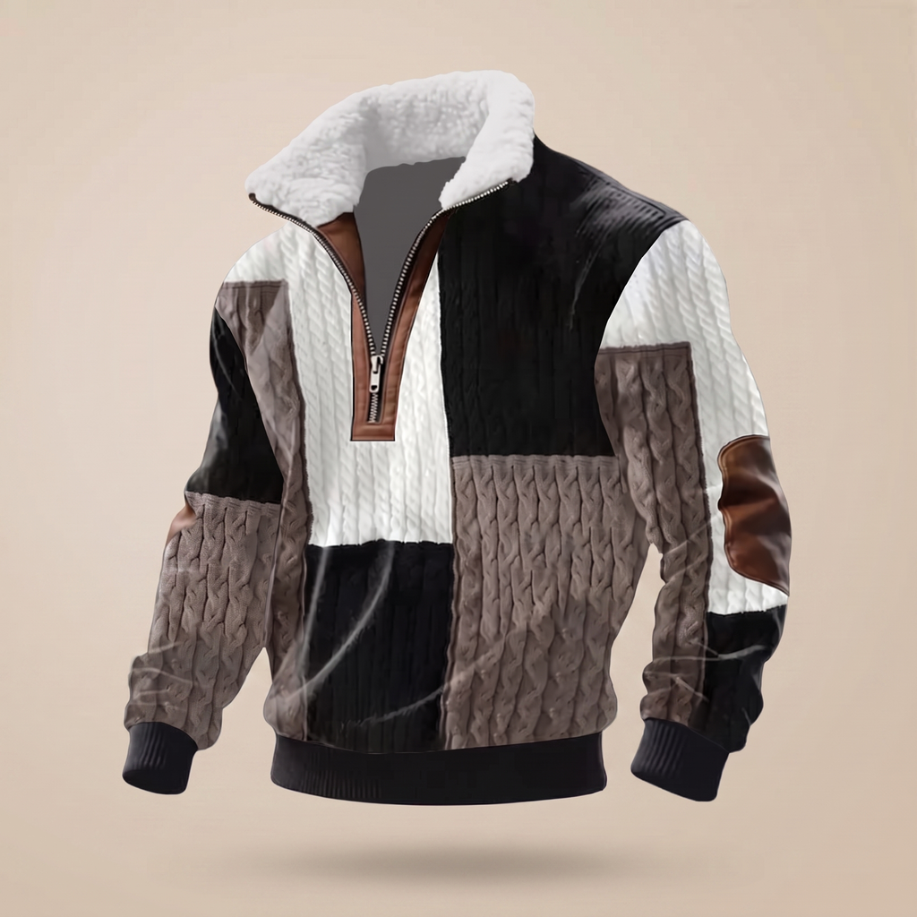 Jersey de lana de hombre con cuello alto