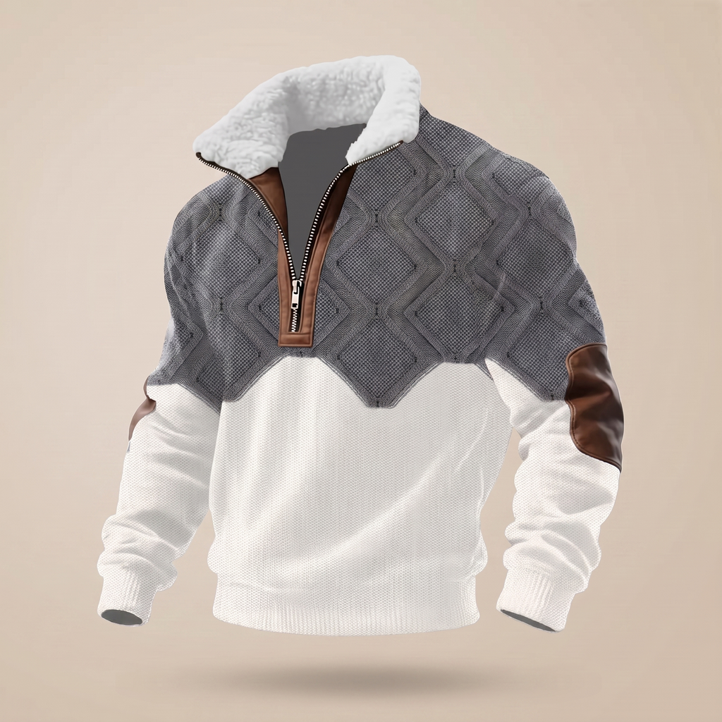 Jersey de lana de hombre con cuello alto
