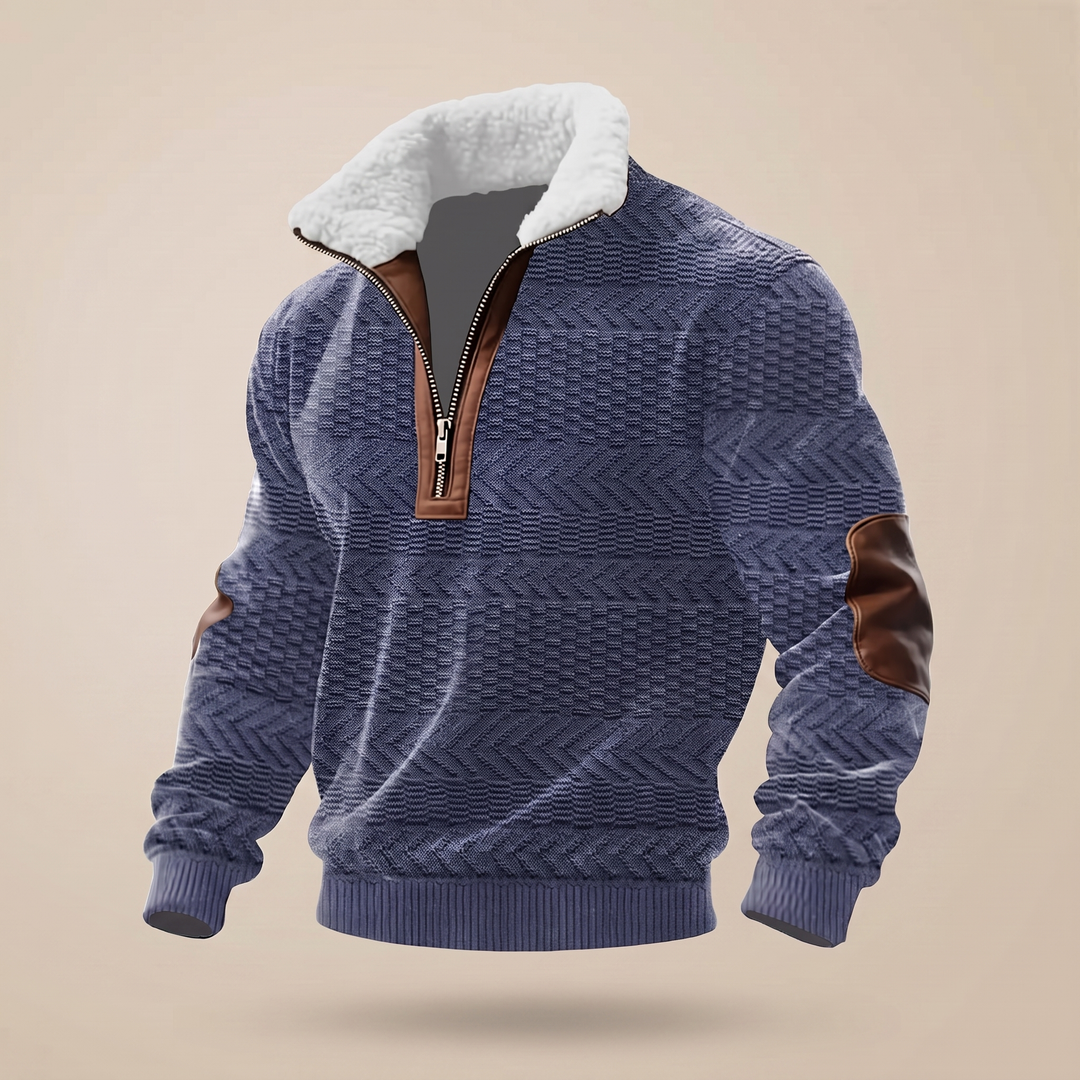 Men's High Neck Wool Jumper
