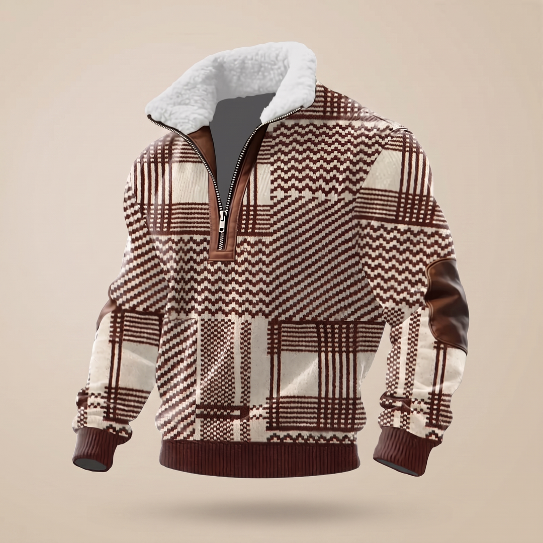 Men's High Neck Wool Jumper