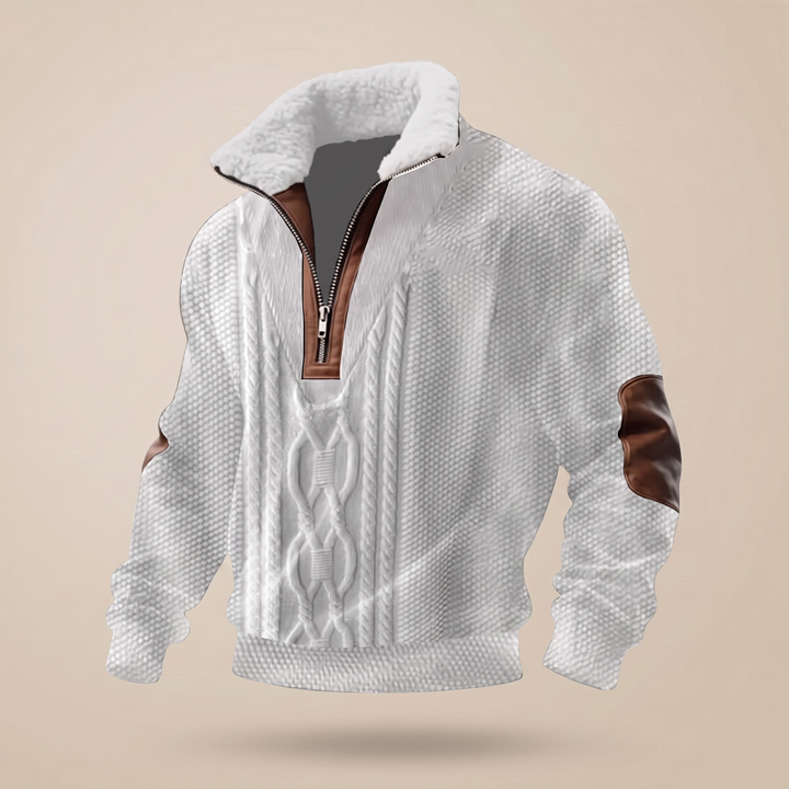 Men's High Neck Wool Jumper
