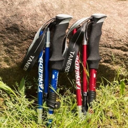 Hiking Poles Foldable Trekking Sticks with Adjustable Length and Foam Grip - Image 2