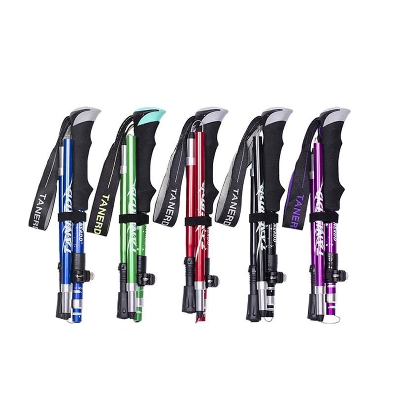 Hiking Poles Foldable Trekking Sticks with Adjustable Length and Foam Grip - Image 8