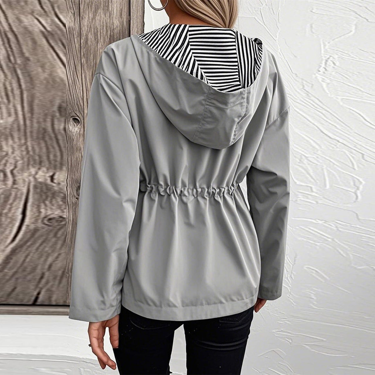Women's Hooded Raincoat