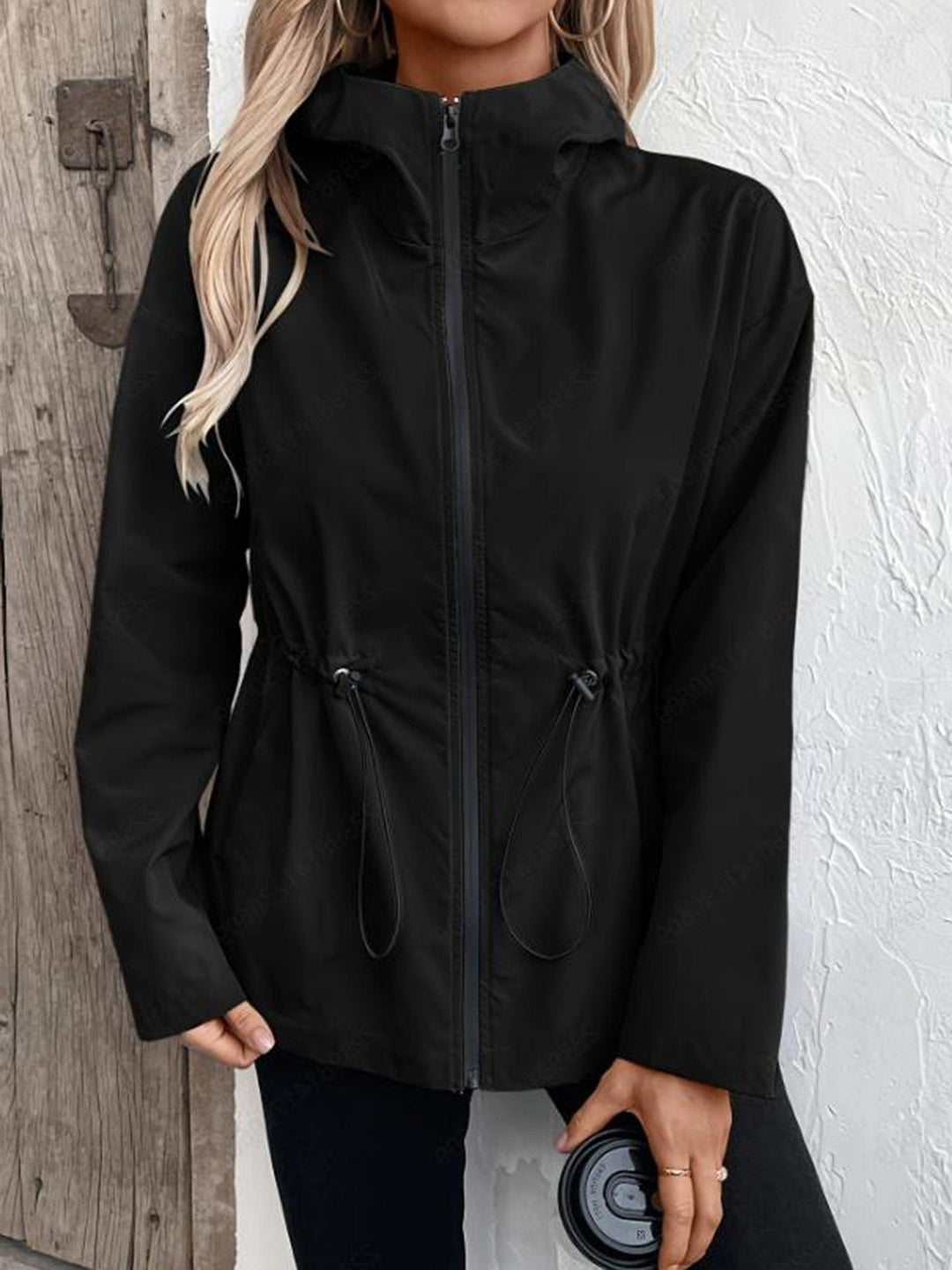 Women's Hooded Raincoat