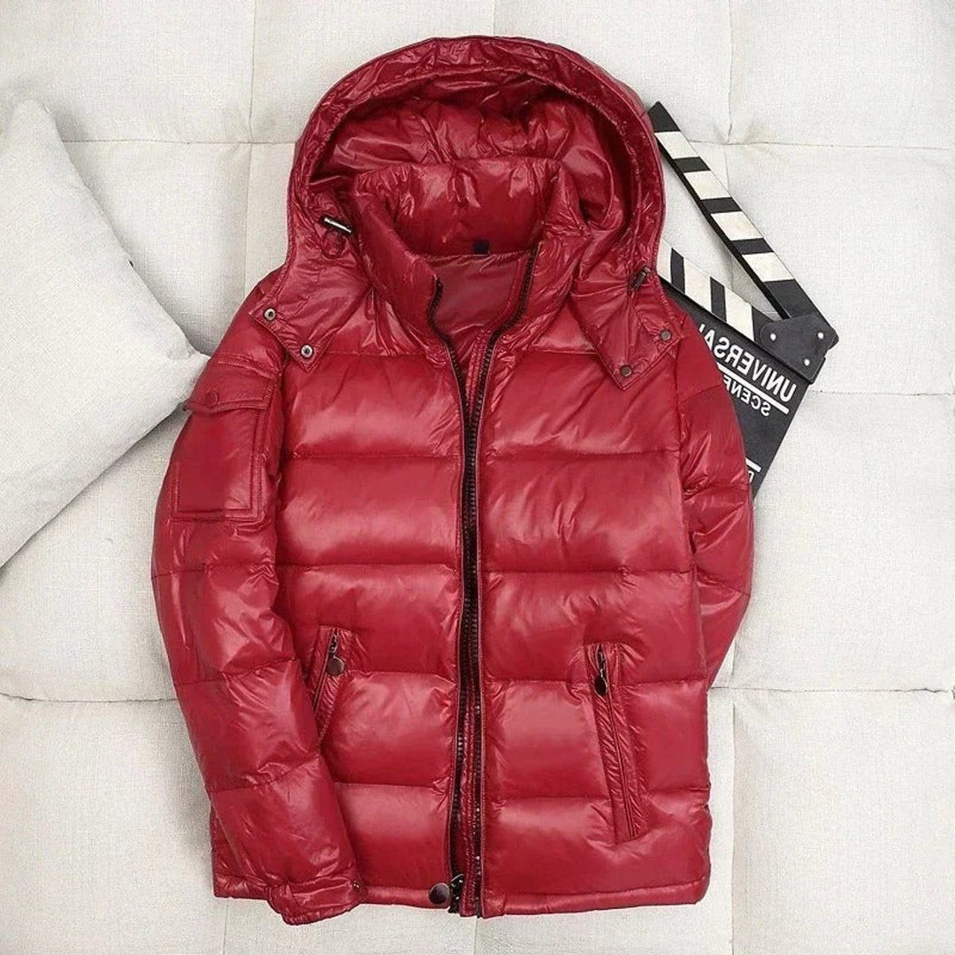 Men's Hooded Quilted Puffer Jacket
