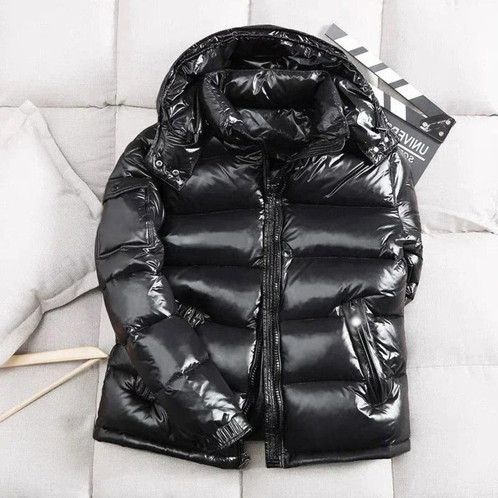 Men's Hooded Quilted Puffer Jacket