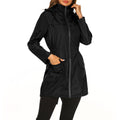 Women's Hooded Long Raincoat