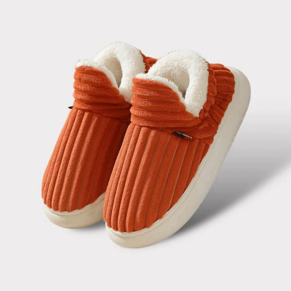 House Slipper Boots with Sherpa Fleece Lining Corduroy Upper and Non-Slip Sole - Image 10