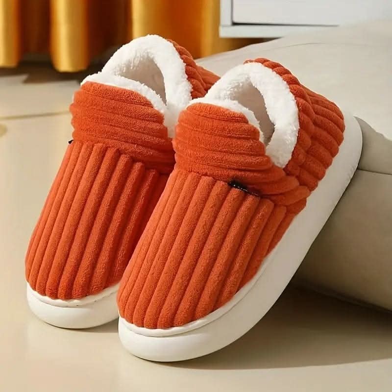 House Slipper Boots with Sherpa Fleece Lining Corduroy Upper and Non-Slip Sole - Image 17